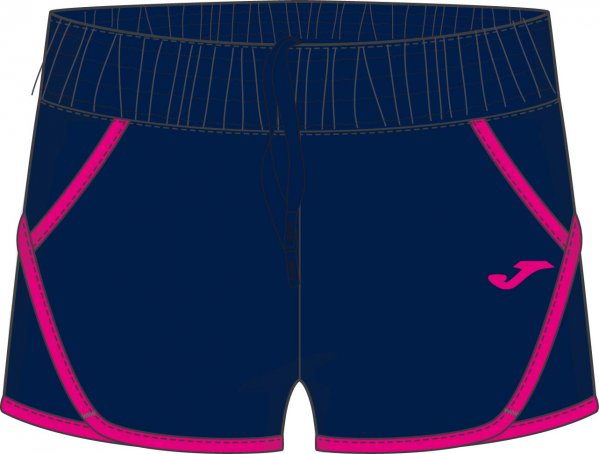 SHORT NAVY-FUCHSIA WOMAN