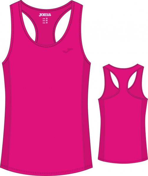 T-SHIRT GYM FUCHSIA SLEEVELESS WOMAN