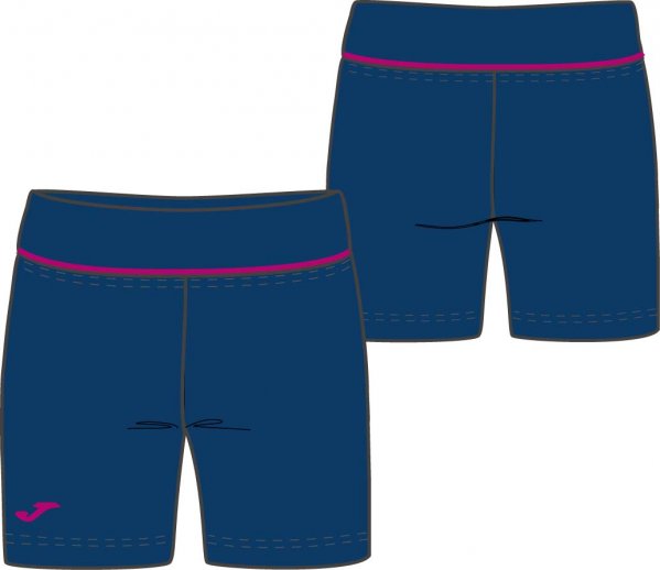 SHORT LEGGINGGS NAVY (J FUCHSIA) WOMAN