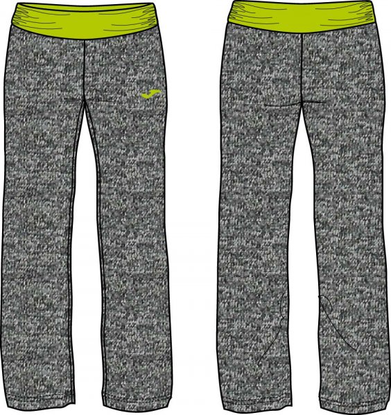 LONG PANTS GREY-LIME WOMAN