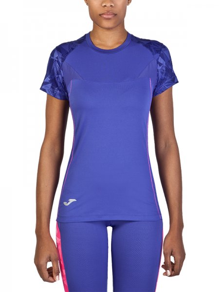 T-SHIRT RUNNING VENUS BLUE-PINK S/S