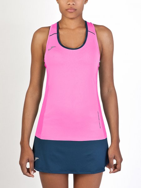 T-SHIRT RUNNING PINK FLUOR SLEEVELESS