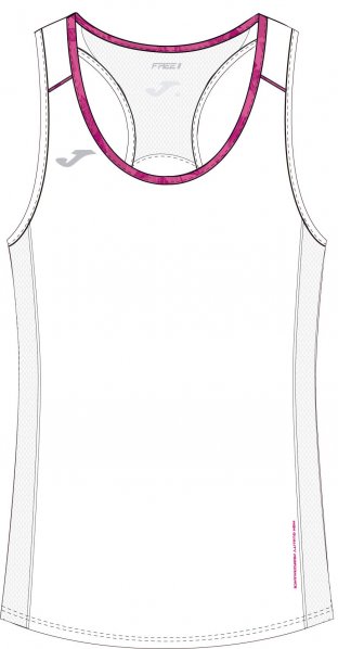 T-SHIRT RUNNING WHITE SLEEVELESS