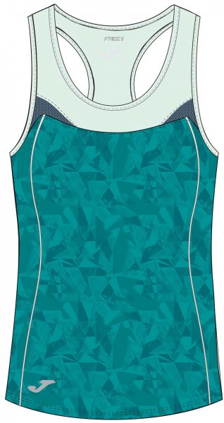T-SHIRT RUNNING VERDE SLEEVELESS