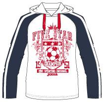 CLASSIC L/S WHITE-NAVY SHIRT