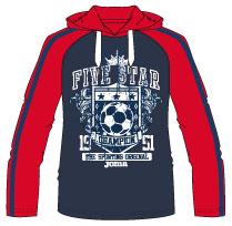 CLASSIC L/S BLACK-RED SHIRT