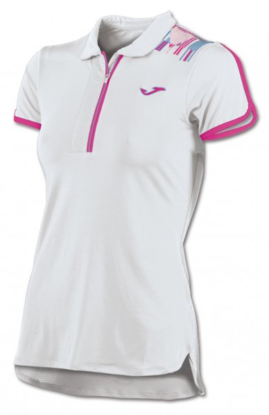 POLO TRENDY WHITE-PINK S/S