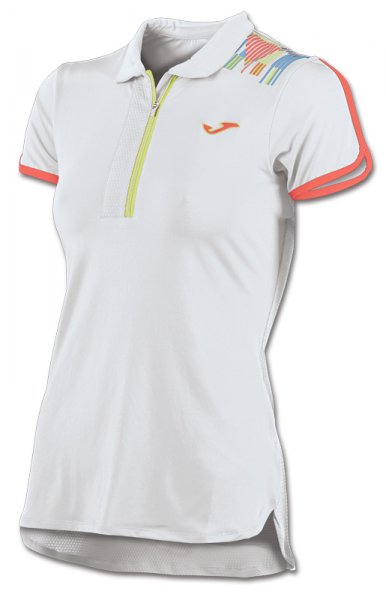 POLO TRENDY WHITE-ORANGE S/S