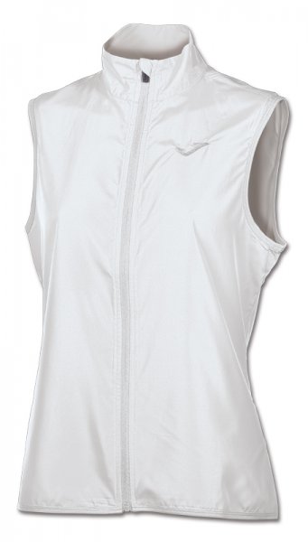 VEST WHITE-ORANGE SLEEVELESS