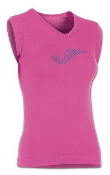 T-SHIRT PINK SLEEVELESS (JAQUARD)