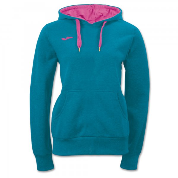 SWEATSHIRT HOODED INVICTUS TURQUOISE WOMAN