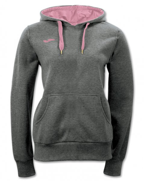 SWEATSHIRT HOODED INVICTUS DARK MELANGE WOMAN