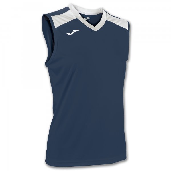 ALOE VOLLEY SHIRT NAVY-WHITE SLEEVELESS W.