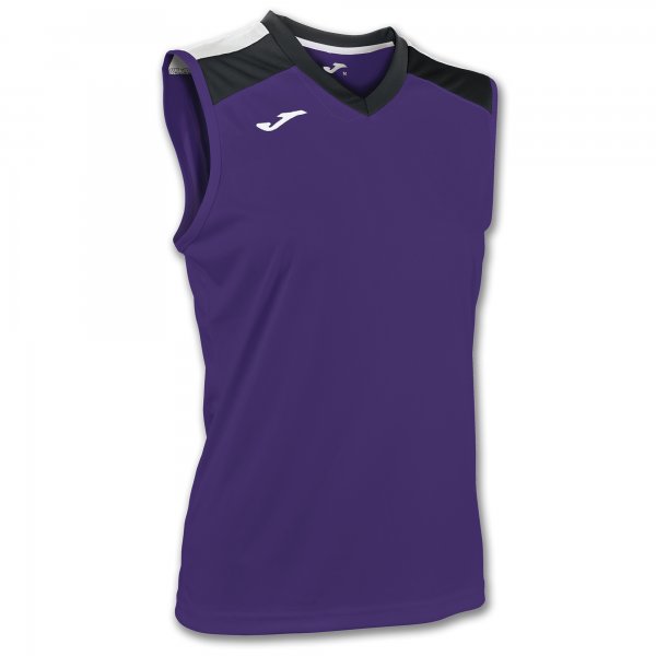ALOE VOLLEY SHIRT PURPLE-BLACK SLEEVELESS W.