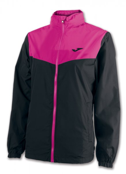RAINJACKET VENUS BLACK-FUCHSIA