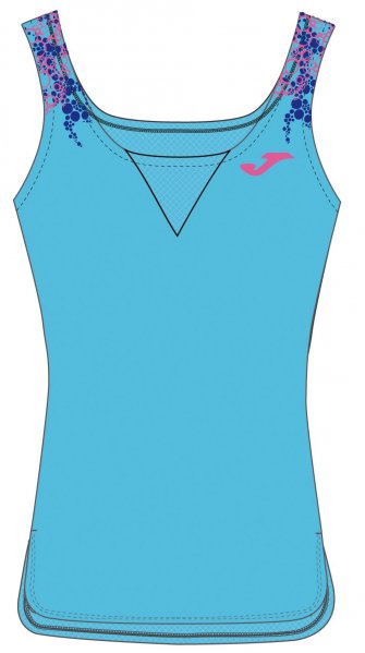 T-SHIRT TURQUOISE FLUOR SLEEVELESS