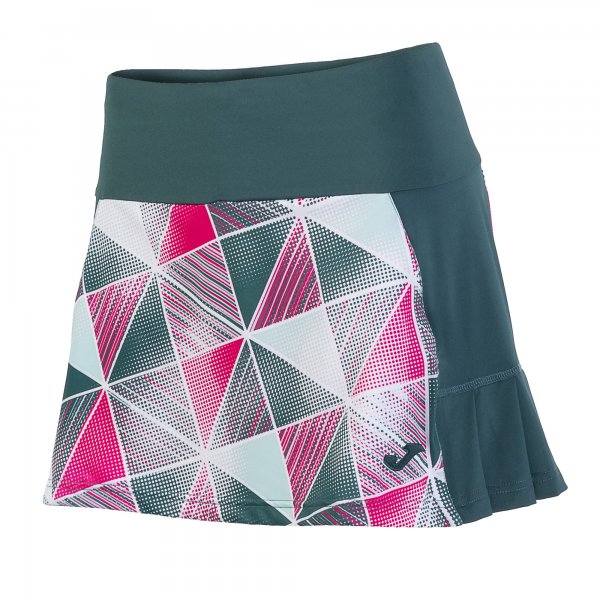 SKIRT PATTERNED GREEN
