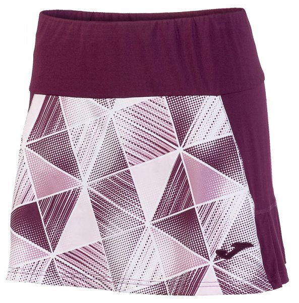 SKIRT PATTERNED BURGUNDY