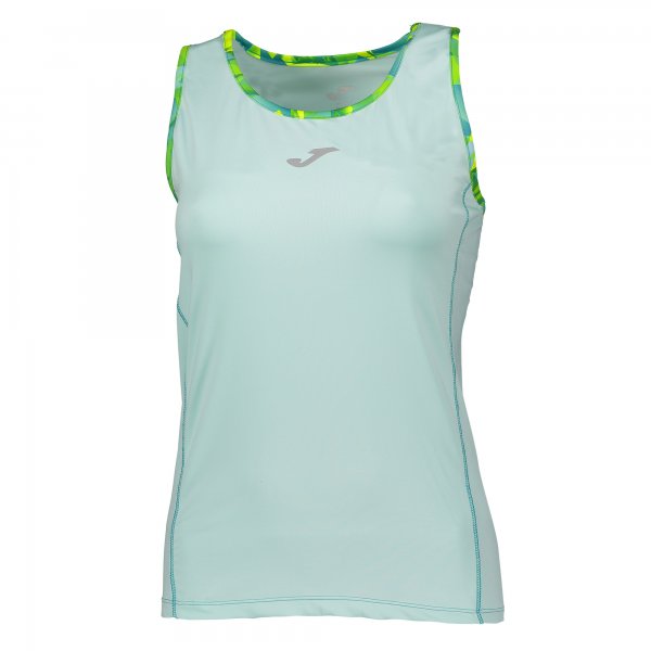 T-SHIRT TROPICAL LIGHT GREEN SLEVEELESS