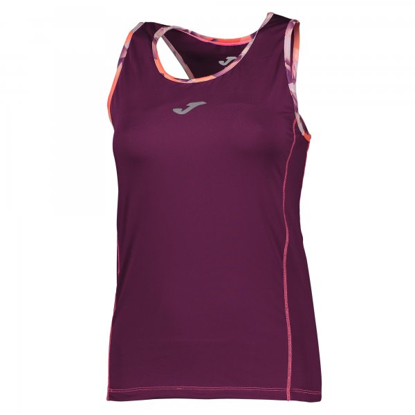 T-SHIRT TROPICAL PURPLE COLOR SLEVEELESS