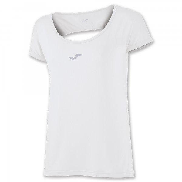 T-SHIRT TROPICAL WHITE ROUNDBACK S/S