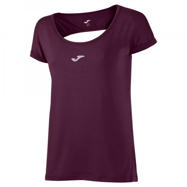 T-SHIRT TROPICAL PURPLE ROUNDBACK S/S