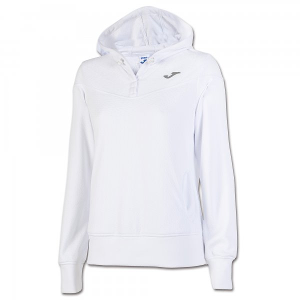 SWEATSHIRT HOODED WHITE