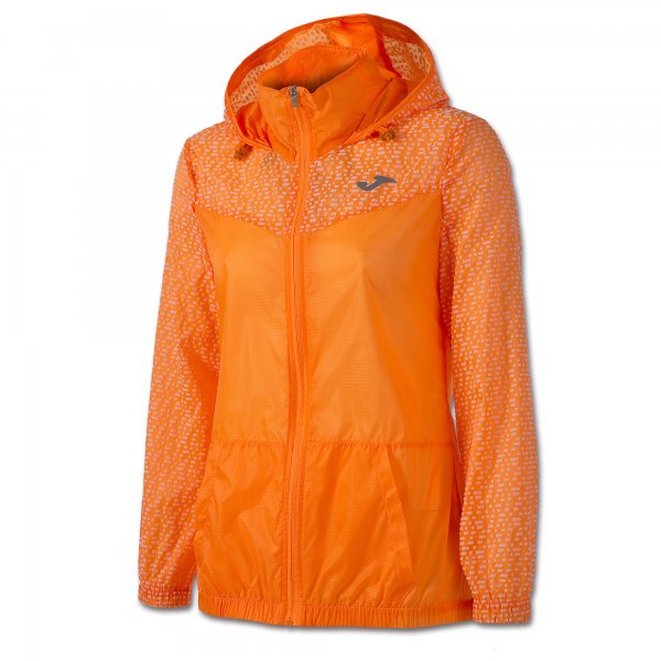 RAINJACKET RUNNING CORAL