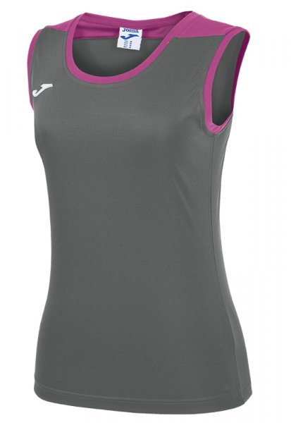 T-SHIRT RUNNING ANTHRACITE SLEEVELESS