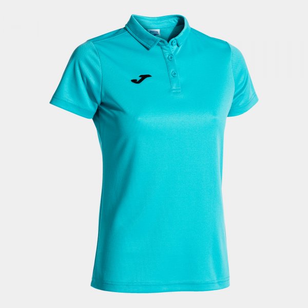 HOBBY SHORT SLEEVE POLO FLUOR TURQUOISE