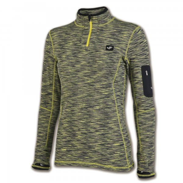 SWEATSHIRT 1/2 ZIPPER TREKKING ROYAL-GREEN