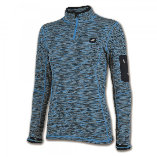 SWEATSHIRT 1/2 ZIPPER TREKKING ROYAL