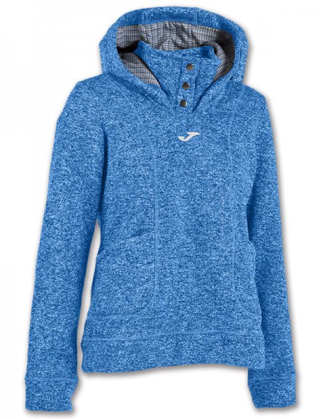 SWEATSHIRT HOODED POLAR TREKKING ROYAL