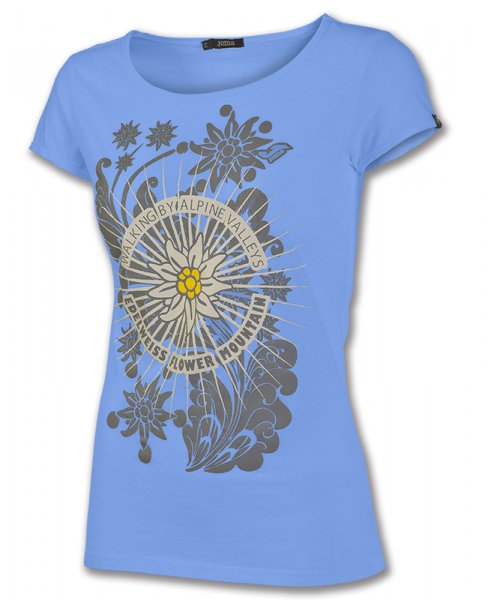T-SHIRT GRAPHIC TREKKING ROYAL S/S