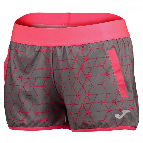 SHORT FREE II GREY-FUCHSIA