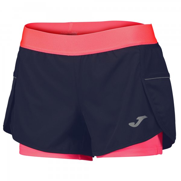 SHORT + TIGHT FREE II BLACK-SALMON COLOR