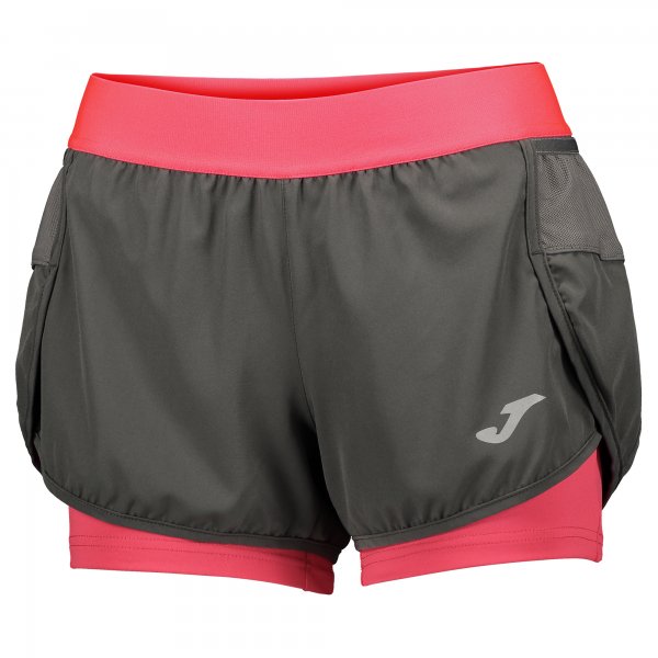 SHORT + TIGHT FREE II GREY-FUCHSIA