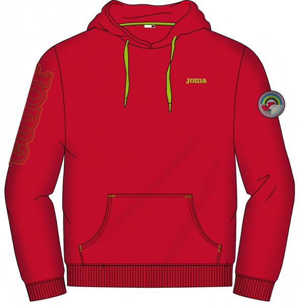 COMBI RED SWEATSHIRT