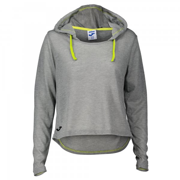 SWEATSHIRT HOOD GRAFITY DARK MELANGE