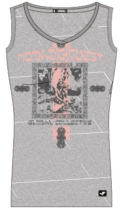 T-SHIRT  LIGHT MELANGE SLEVELESS
