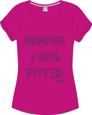 T-SHIRT PINK (RUNNER 100%) S/S
