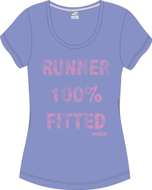 T-SHIRT PURPLE (RUNNER 100%) S/S