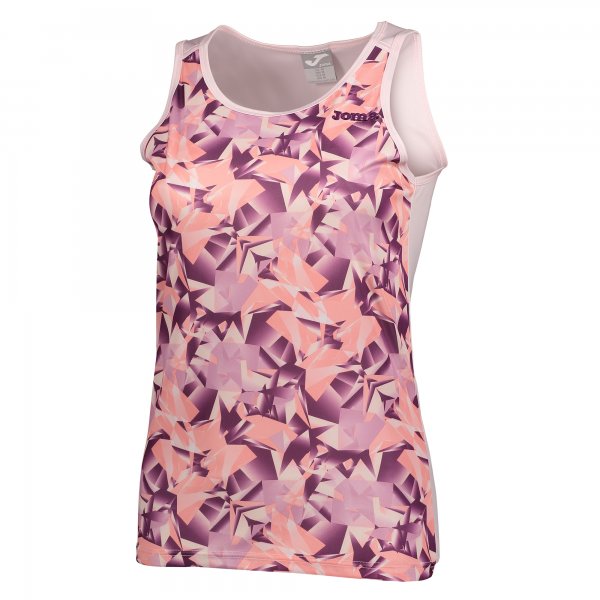 TROPICAL PINK SLEEVELESS TSHIRT
