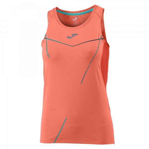T-SHIRT OLIMPIA III CORAL SLEEVELESS