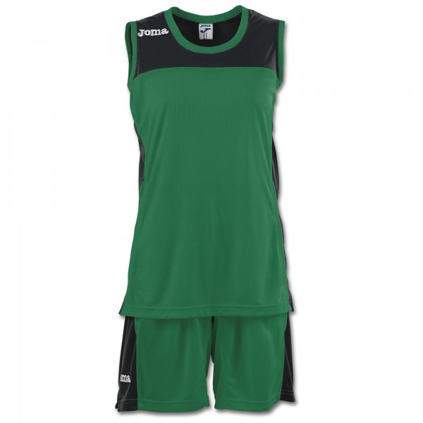 SET SPACE II WOMAN GREEN SLEEVELESS