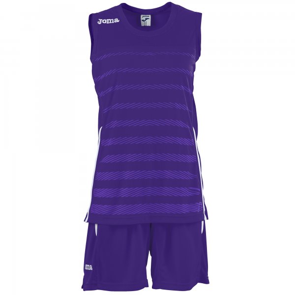 SET SPACE II WOMAN PURPLE SLEEVELESS