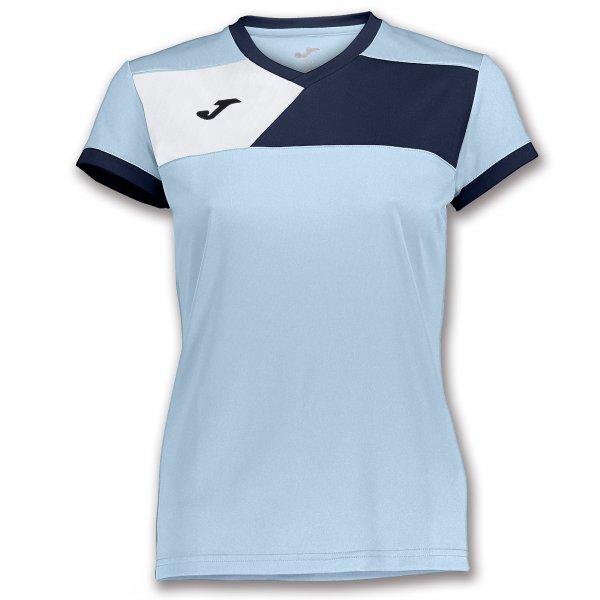 TSHIRT CREW II S/S SKYBLUE-NAVY WOMAN