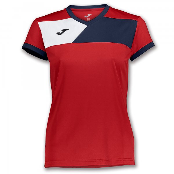 TSHIRT CREW II S/S RED-NAVY WOMAN