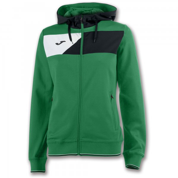 HOODED JACKET CREW II GREEN WOMAN