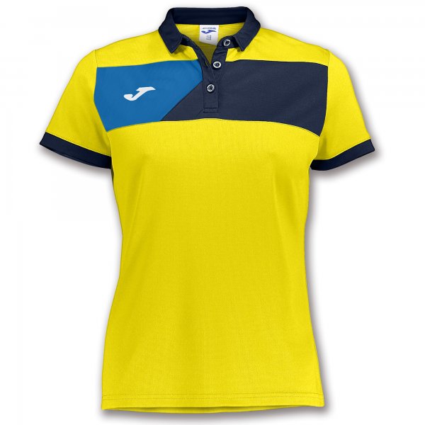 POLO CREW II S/S YELLOW-NAVY WOMAN